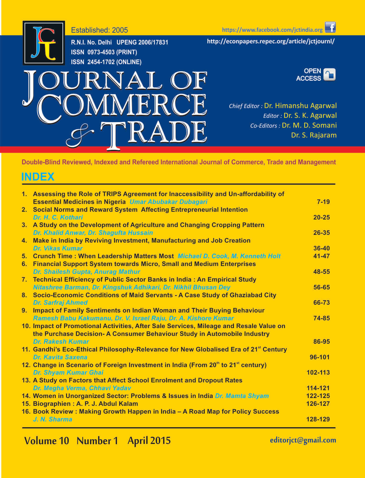 April 2015 Cover